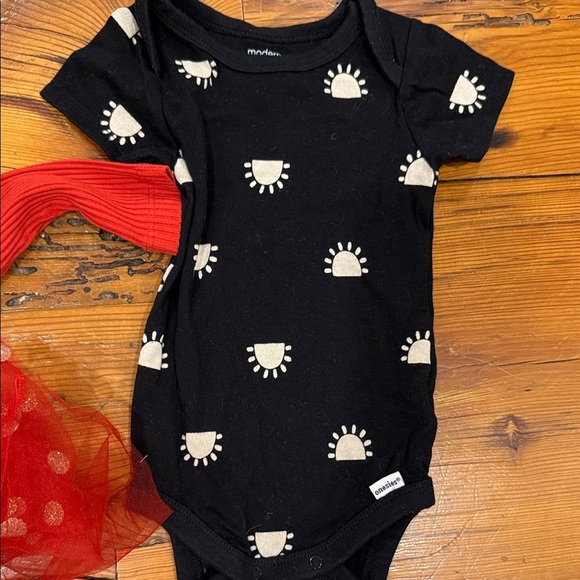 Baby Girl bundle of swimsuit onsies shorts dresses size 12 months - Picture 8 of 14